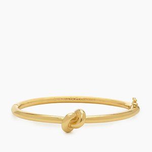 Kate Spade Gold Sailor's Knot Hinge Bracelet